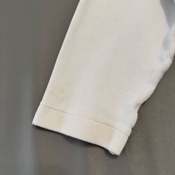 Tommy Bahama 1/4 Zip Pullover Size Large Cotton Blend Preppy White - Picture 4 of 16